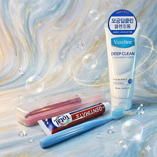 �ټ��� �� Ŭ��¡�� 150ml  + ���ɰ����� �̼���ĩ�� + ��Ƽ����Ʈ ġ�� + �޴�����̽�